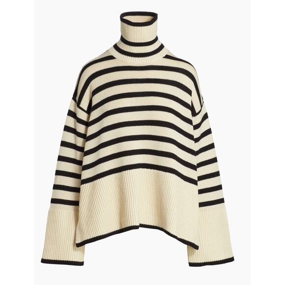 Toteme  Signature Stripe Turtleneck Sweater - Picture 5 of 8